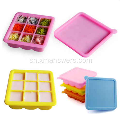 Tsika silicone ice cube mold ine mavharo